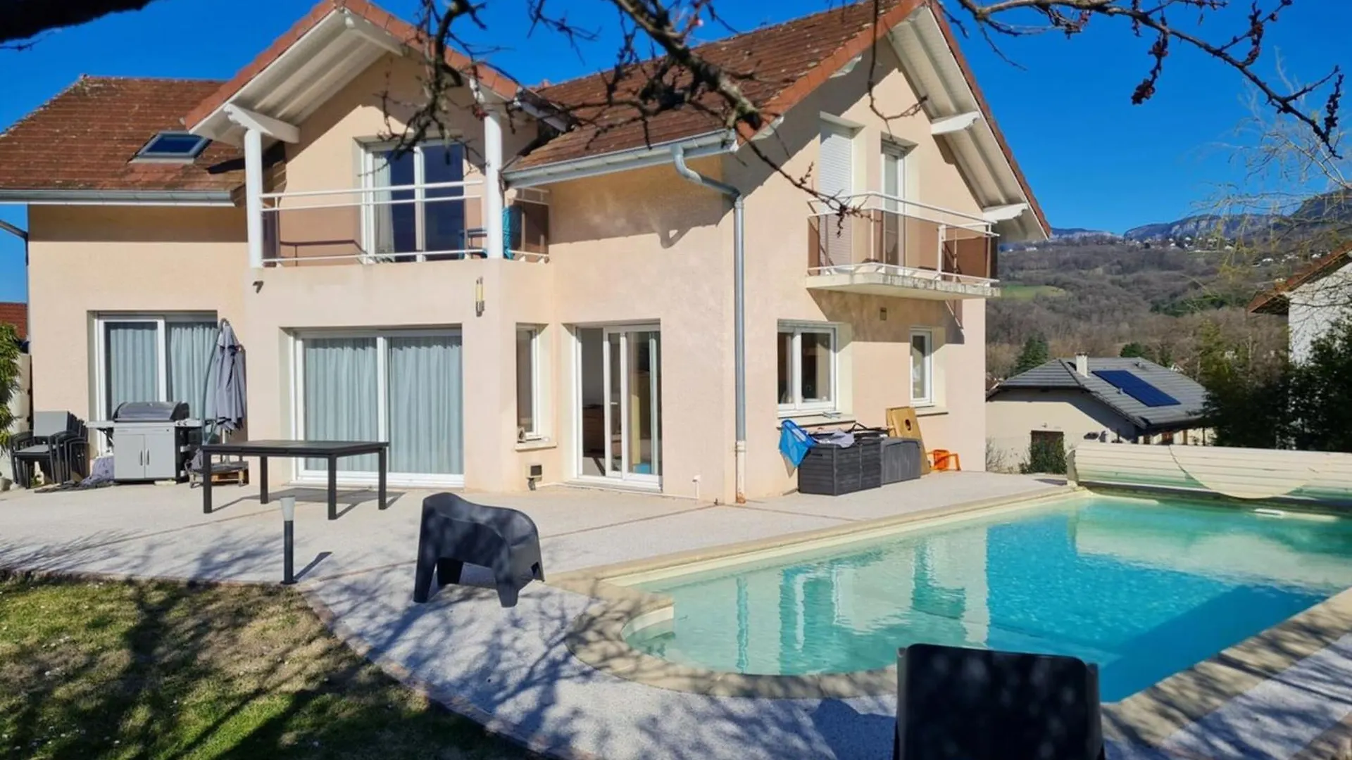 Maison Familiale Avec Piscine Aix-les-Bains Frankrike
